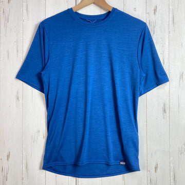 【Men's XS ネイビー系】 2025 Patagonia ( パタゴニア ) キャプリーン クール デイリー シャツ Capilene Cool Daily Shirt ポリエステル ウェア トップス インナー シャツ ショートスリーブTシャツ クルーネック 化