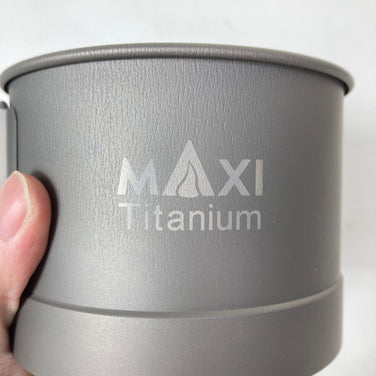 【OneSize グレー系】 Maxi（マキシ） エスプレッソ コーヒーメーカー 400ml チタン クックウェア クッカー コッフェル z00056692  クッカー コッフェル クックウェア