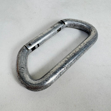 【OneSize シルバー系】 SMC ( Seattle Manufacturing Corporation ) ヴィンテージ D型 カラビナ Vintage D Carabiner ストレートゲート ロッククライミングギア z00061773  ロッククライミン - 0