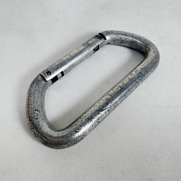 【OneSize シルバー系】 SMC ( Seattle Manufacturing Corporation ) ヴィンテージ D型 カラビナ Vintage D Carabiner ストレートゲート ロッククライミングギア z00061773  ロッククライミン