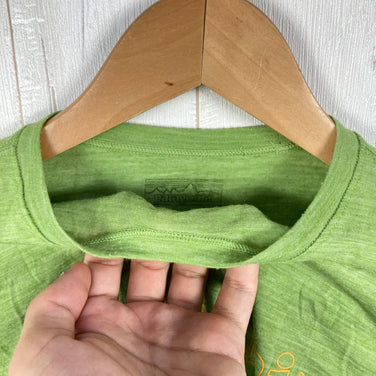 [Men's XS Green] 2016 Patagonia Merino Daily Graphic T-Shirt TXSG Merino Wool Wear Tops Inner Shirt Short Sleeve T-Shirt