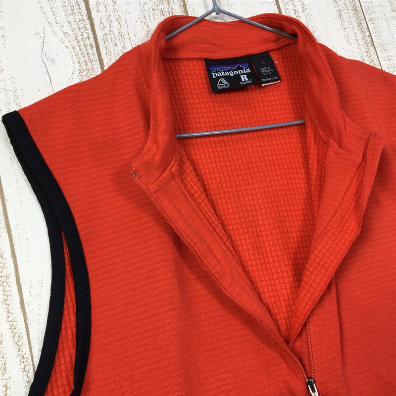 【Men's L オレンジ系】 Patagonia ( パタゴニア ) R1フラッシュ ベスト R1 Flash Pullover Vest レギュレーター 生産終了モデル 生産終了モデル 40090 International Men's  フリース ベスト トッ