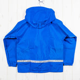 [Kid's Size 140 Blue] Montbell Rain Trekker Nylon Rain Suit and Rain Shell Set (z00053206)