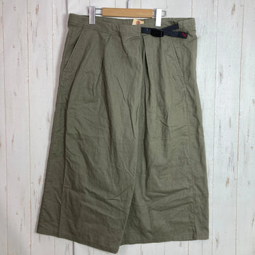 【Women's S グリーン系】 Gramicci ( グラミチ ) リネン ラップ フレア パンツ LINEN WRAP FLARE PANTS ASHGREEN ウェア ボトムス ロングパンツ コットン z00052001 ASHGREEN コットン ロングパンツ - 【公式】2ndGEAR（セカンドギア）Webショップ【登山用品・アウトドア用品専門 買取販売店】