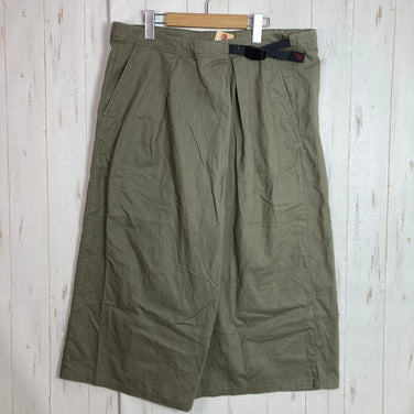 【Women's S グリーン系】 Gramicci ( グラミチ ) リネン ラップ フレア パンツ LINEN WRAP FLARE PANTS ASHGREEN ウェア ボトムス ロングパンツ コットン z00052001 ASHGREEN コットン ロングパンツ - 【公式】2ndGEAR（セカンドギア）Webショップ【登山用品・アウトドア用品専門 買取販売店】