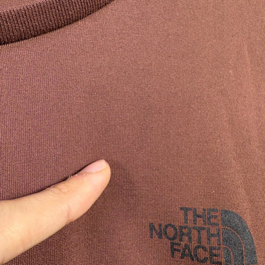 【Women's L ブラウン系】 The North Face ( ザ・ノースフェイス ) ロングスリーブ テンセグリティ グラフィック ティー L/S Tensegrity Graphic Tee ポリエステル ウェア トップス インナー シャツ ロングスリーブTシ