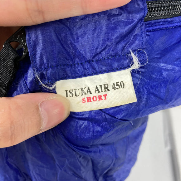 【Unisex OneSize ネイビー系】 Isuka ( イスカ ) エアー 450 ショート Air 450 Short ロイヤルブルー 800FP ホワイトグースダウン 3シーズン ダウン スリーピングシステム 寝袋 ダウンシュラフ z00061551 ロイヤルブルー ダ