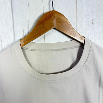 【Men's S ベージュ系】 Houdini ( フーディニ ) カバー ティー Cover Tee ポリエステル ウェア トップス インナー シャツ ショートスリーブTシャツ クルーネック 化繊 z00058011  化繊 ショートスリーブTシャツ クルーネック - 0