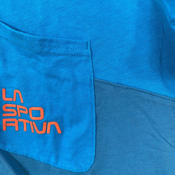 【Men's M ブルー系】 La Sportiva ( ラ・スポルティバ ) クリンティーク ティーシャツ Climbique T-Shirt オーガニックコットン ウェア トップス インナー シャツ ショートスリーブTシャツ クルーネック コットン z0005