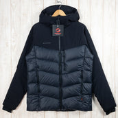 【Men's XL ブラック系】 Mammut ( マムート ) ライム プロ インハイブリッド フーデッド ジャケット アジアンフィット Rime Pro IN Hybrid Hooded Jacket AF ダウン 1013-01320 Men's ダウンインサ - 【公式】2ndGEAR（セカンドギア）Webショップ【登山用品・アウトドア用品専門 買取販売店】