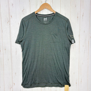 【Unisex M グリーン系】 Atelier Blue Bottle ( アトリエブルーボトル ) ハイカーズ Tシャツ Hiker’S T-Shirts スーパーナチュラルコラボ ウール ウェア トップス インナー シャツ ショートスリーブTシャツ クルーネック
