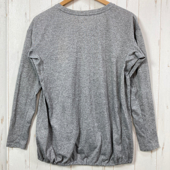 【Women's L グレー系】 Phenix ( フェニックス ) ロンスグリーブ ブラウス ポリエステル ウェア トップス インナー シャツ ロングスリーブTシャツ クルーネック 化繊 z00057642  化繊 ロングスリーブTシャツ クルーネック インナー シ