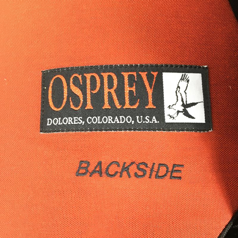 [Medium Red] Osprey Backside 42L Backpack Straight Jacket System Old Tag Made in USA Chile Discontinued Model Hard to Find Chili Capacity [30L-54L] Backpack Bag Straight