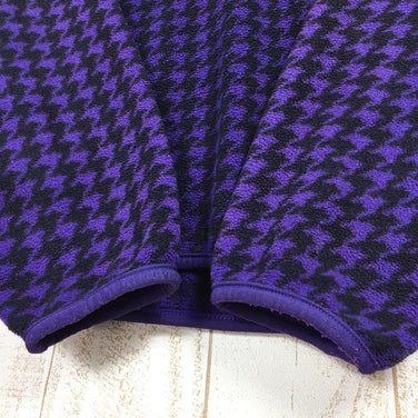 【Men's M パープル系】 Patagonia ( パタゴニア ) プリンテッド ライトウェイト シンチラ スナップt スペシャル Printed Light Weight Synchilla Snap-T Sp ハウンドトゥース：エッグプラント×ブラック フリ - 【公式】2ndGEAR（セカンドギア）Webショップ【登山用品・アウトドア用品専門 買取販売店】