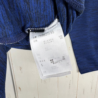 Phenix Ease Melange Long Sleeve Jacket, Women's, Navy, Size L, Polyester, Fleece Jacket, Size Z00055660