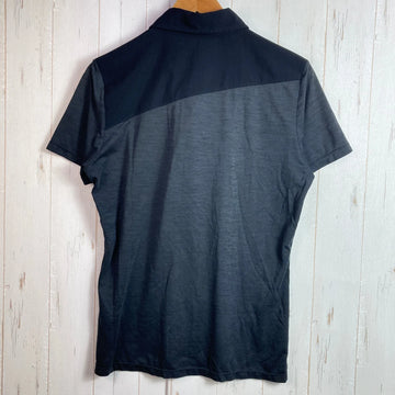 【Men's M ブラック系】 Millet ( ミレー ) クラウドピーク ウールシャツ CLOUD PEAK WOOL SHIRT メリノウール ウェア トップス インナー シャツ ショートスリーブシャツ ウール z00053832  ウール ショートスリーブシ - 0