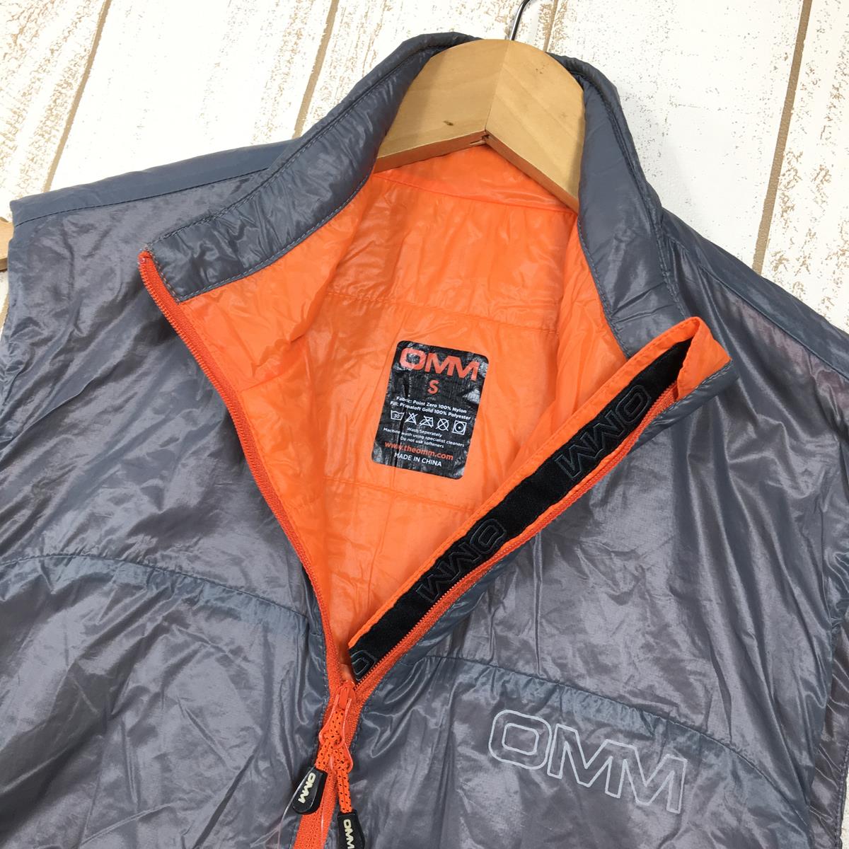 【男款S灰色】Omm Rotor Vest Primaloft Gold Insulation International 男士合成绝缘背心上衣