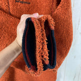 【Men's L オレンジ系】 2004 Patagonia ( パタゴニア ) R2 ボディ ラグ プルオーバー R2 Body Rug Pullover tiki wood heather 生産終了モデル 入手困難 ハイパイルフリース R1ストレッチパネル US