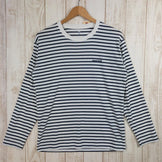 【Men's M ホワイト系】 Montbell ( モンベル ) Wic.ボーダー ロングスリーブt 長袖 ウィックロン Tシャツ 1104818 Asian Men's IV/DN ブルー 化繊 ロングスリーブTシャツ クルーネック インナー シャツ トップス - 【公式】2ndGEAR（セカンドギア）Webショップ【登山用品・アウトドア用品専門 買取販売店】
