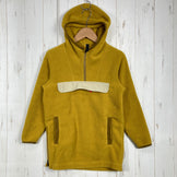 【Kid's XS イエロー系】 2020 Patagonia ( パタゴニア ) シンチラ カグール Synchilla Cagoule Buckwheat Gold / BKWG ポリエステル ウェア トップス アウター ジャケット フリース z00058089