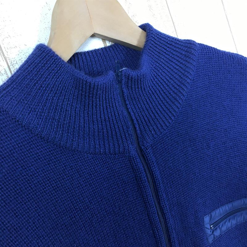 [Men's S Navy] Patagonia Alpinist Sweater Storm Blue Wool Knit Zip Neck Discontinued Model Hard to Find 51311 International Men's Storm