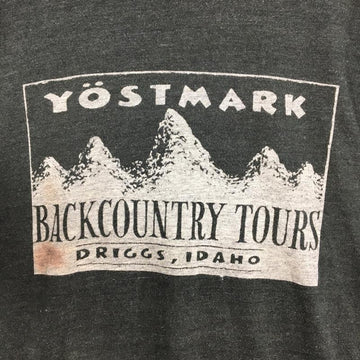 【Men's L ブラック系】 ヨーストマーク Yostmark アイダホのアウトドアショップ・ツアーガイド オリジナルt 希少なアウトドアtシャツ アメリカ製 アメリカンアパレルボディ 旧モデル 入手困難 International Men's コットン ショー - 【公式】2ndGEAR（セカンドギア）Webショップ【登山用品・アウトドア用品専門 買取販売店】