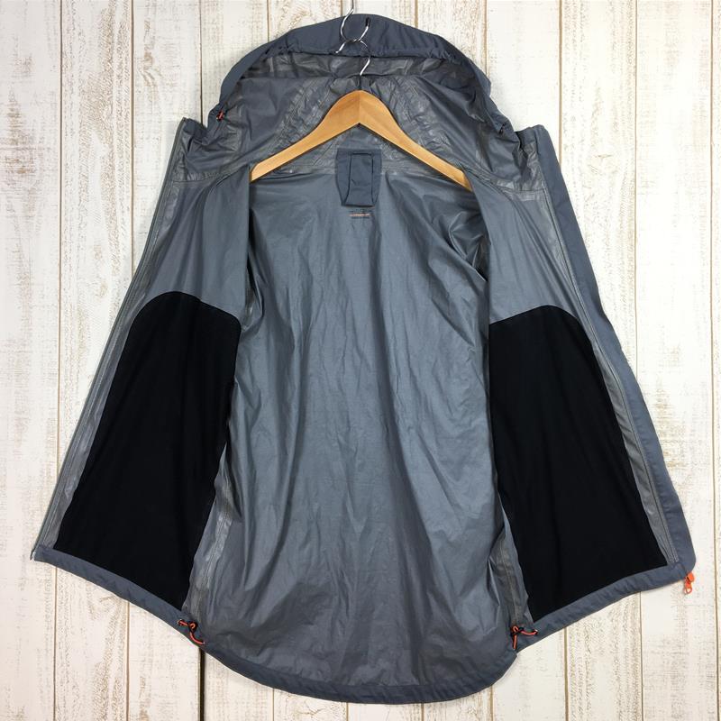 [男式 M 灰色] Omm Kamleika Race Jacket 2 Kamleika Race Jacket Ii 弹力雨壳连帽衣 国际男士雨壳外套上衣