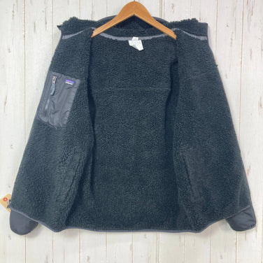 【童装 XXL 黑色系】 2022 Patagonia (巴塔哥尼亚) 可逆 Ready Freddy 连帽夹克 Reversible Ready Freddy Hoody INBK 涤纶 服装 上衣 外套 夹克 抓绒 z000
