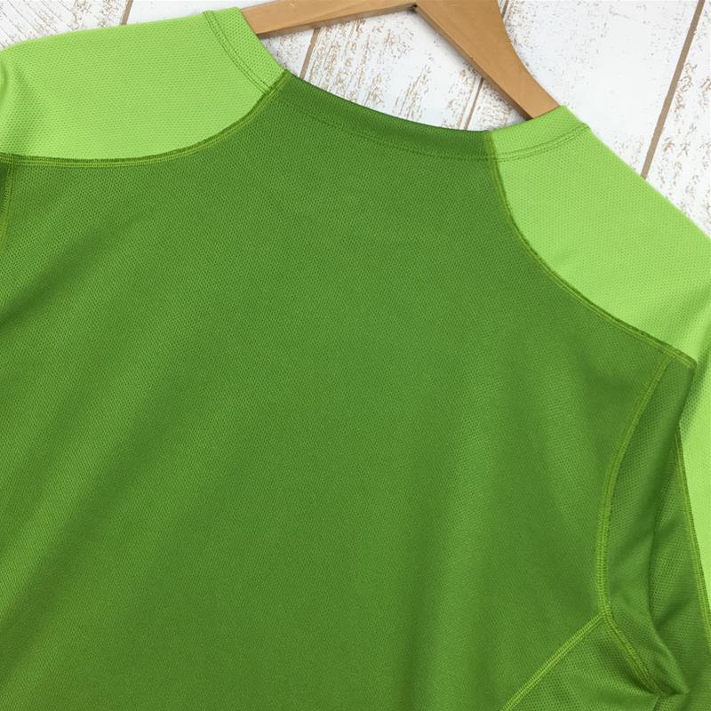 【Men's S グリーン系】 Patagonia ( パタゴニア ) ランシェード Tシャツ Runshade T-Shirt 24356 International Men's JND 化繊 ショートスリーブTシャツ クルーネック インナー シャツ トップス ウ