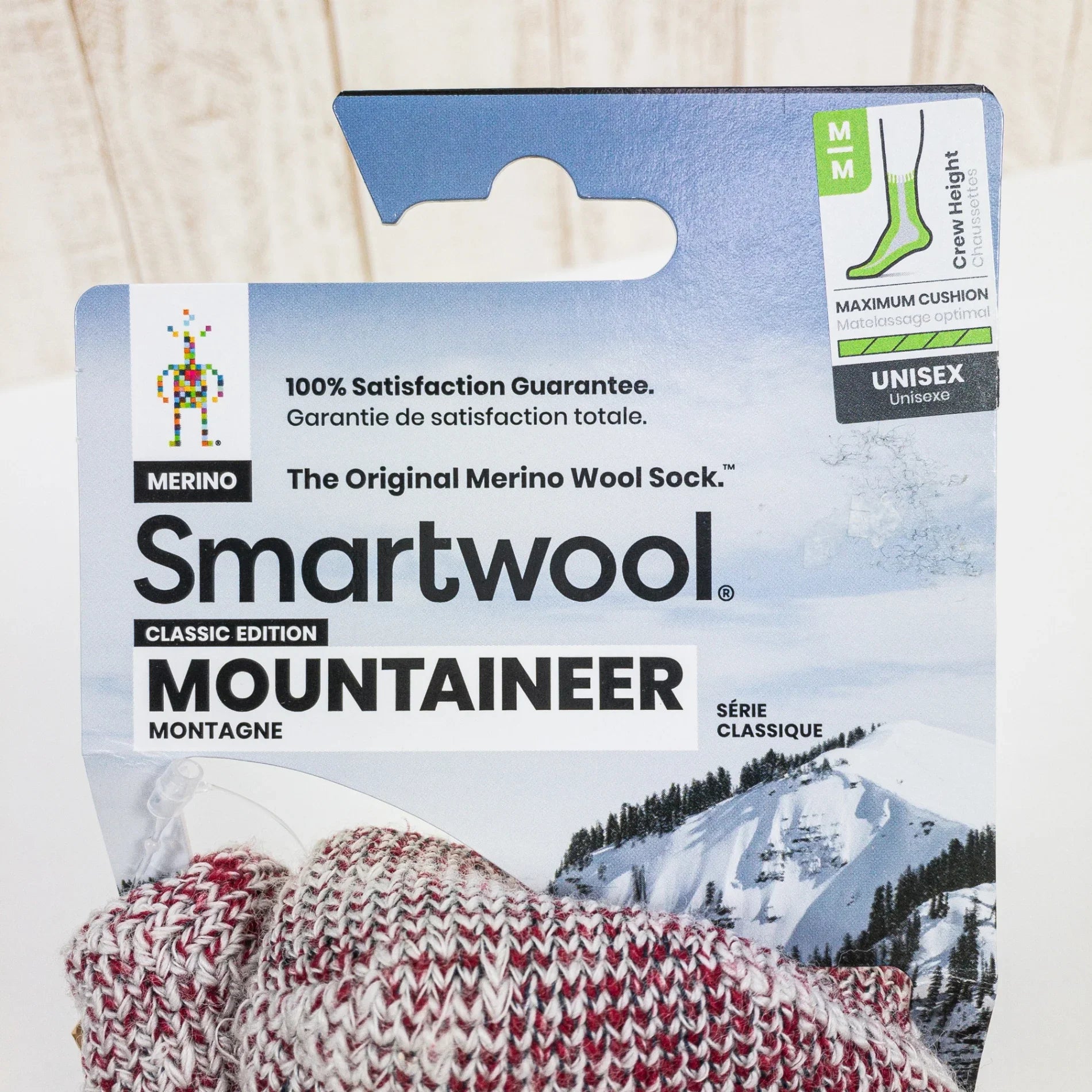 【Unisex M ネイビー系】 Smartwool ( スマートウール ) マウンテニア クラシック マキシマム クッション クルー Mountaineer Classic Maximum Cushion Crew チャコール メリノウール ウェア ウェア小物 ソッ - 【公式】2ndGEAR（セカンドギア）Webショップ【登山用品・アウトドア用品専門 買取販売店】