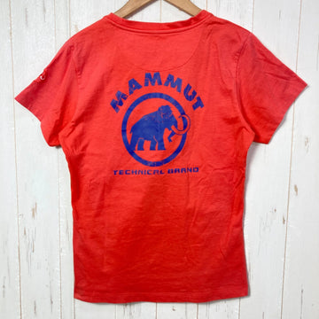 【Women's S オレンジ系】 Mammut ( マムート ) ショートスリーブ ティー コットン ウェア トップス インナー シャツ ショートスリーブシャツ コットン z00057263  コットン ショートスリーブシャツ インナー シャツ トップス ウェア - 0