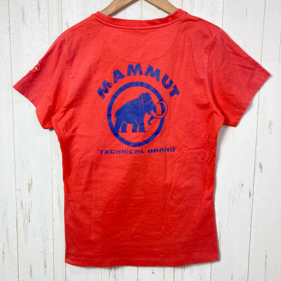 【Women's S オレンジ系】 Mammut ( マムート ) ショートスリーブ ティー コットン ウェア トップス インナー シャツ ショートスリーブシャツ コットン z00057263  コットン ショートスリーブシャツ インナー シャツ トップス ウェア