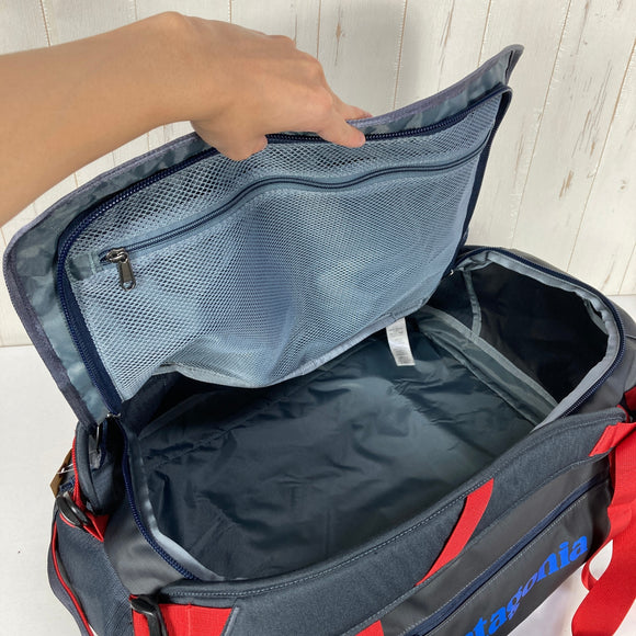 【OneSize ネイビー系】 2026 Patagonia ( パタゴニア ) ブラックホール ダッフル 40L Black Hole Duffel 40L Smolder Blue w/Amanita Red リサイクルポリエステル TPUラミネート パッカブル