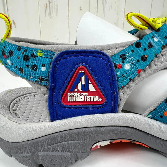 【Women's 24.0cm ブルー系】 Keen ( キーン ) NEW PORT RETRO × FUJI ROCK FESTIVAL 2023（フジロック）コラボモデル サンダル MULTI/SURH THE WEB z00055293 MULTI/SURH THE W
