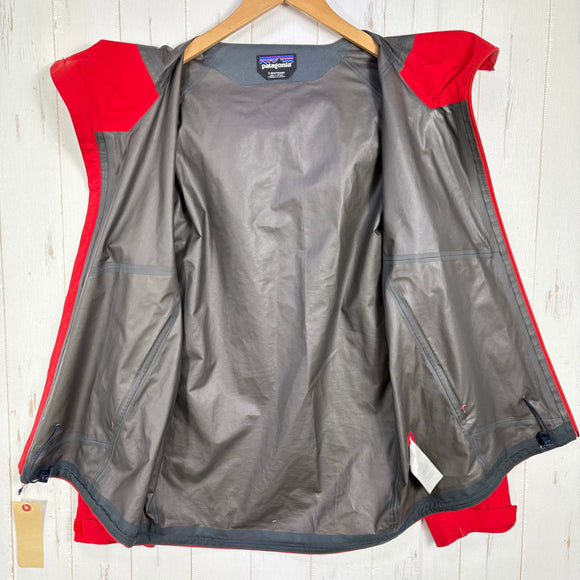 【Men's S レッド系】 2019 Patagonia ( パタゴニア ) カルサイト ジャケット Calcite Jacket FIRE (FRE) GORE-TEX Paclite Plus 2.5層 防水透湿 ポリエステル ウェア トップス アウター ジ