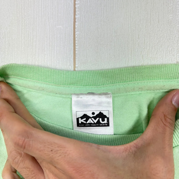 【Men's S グリーン系】 Kavu ( カブー ) ドッグティー Dog Tee コットン ウェア トップス インナー シャツ ショートスリーブシャツ コットン z00054187  コットン ショートスリーブシャツ インナー シャツ トップス ウェア