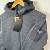 Men's Small Arcteryx Covert Hoody in Black Heather (018169) - Hard-to-find polyester fleece jacket/top (z00054616)