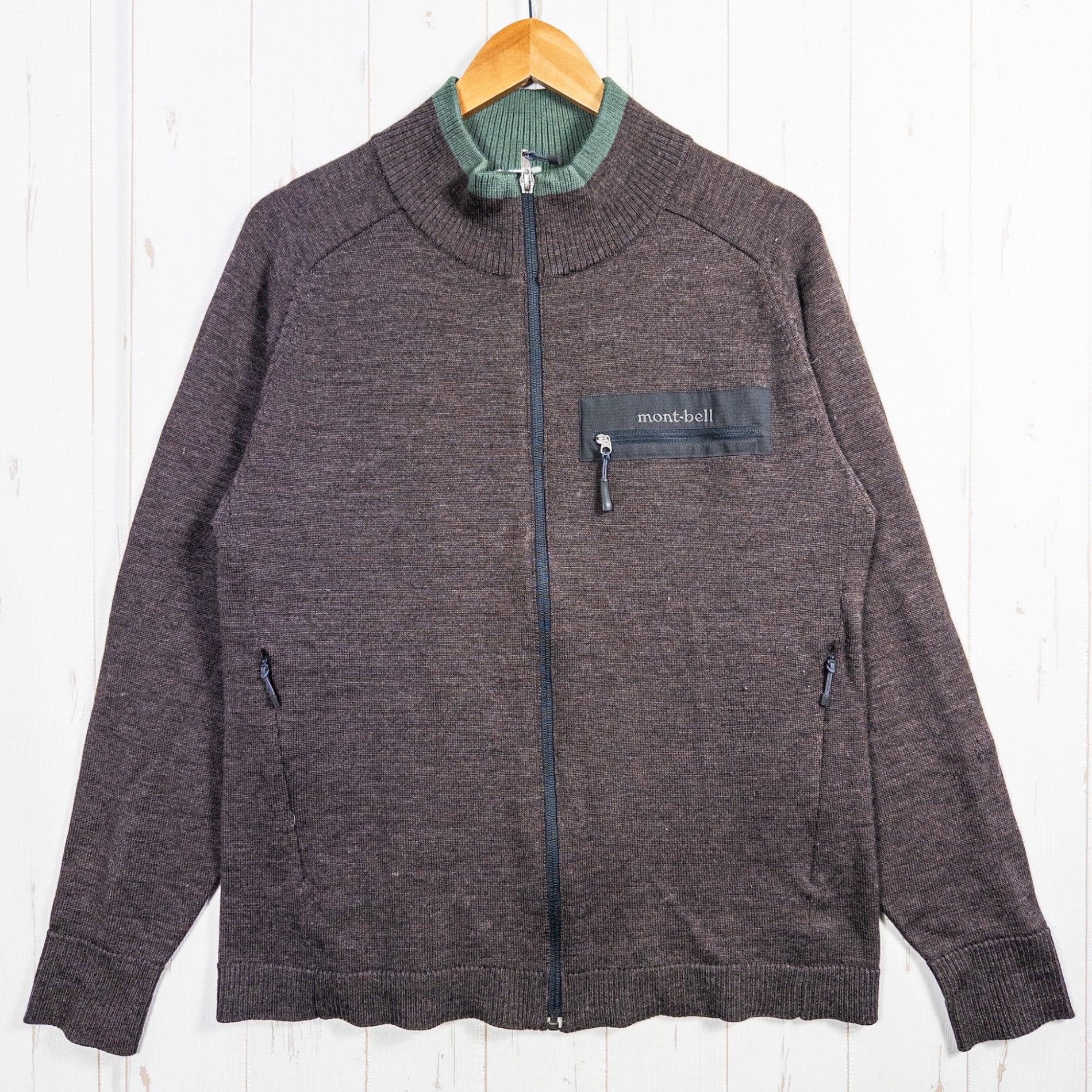 【Men's L ブラウン系】 Montbell ( モンベル ) スーパーメリノウール ミッテルレギ フルジップ セーター Super Merino Wool Mittellegi Full Zip Sweater ウール ウェア トップス アウター ジャケット - 【公式】2ndGEAR（セカンドギア）Webショップ【登山用品・アウトドア用品専門 買取販売店】