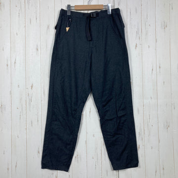 【Men's L ブラック系】 2025 Yamatomichi ( 山と道 ) メリノ ファイブポケット パンツ Merino 5-Pocket Pants Charcoal コーデュラナイロン リップストップ 日本製 メリノウール ウェア ボトムス ロングパンツ