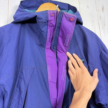 【Unisex S ネイビー系】 1993 Patagonia ( パタゴニア ) ガイド シェル Guide Shell Blueberry / Bright Purple / Bluegrass ビンテージ オリジナル 入手困難 ナイロン ウェア トップス アウタ