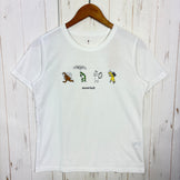 【Women's L ホワイト系】 Montbell ( モンベル ) WIC.T Women's 鳥獣キャンプ ポリエステル ウェア トップス インナー シャツ ショートスリーブTシャツ クルーネック 化繊 z00058687  化繊 ショートスリーブTシャツ クルー