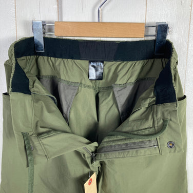 【Men's S グリーン系】 Millet ( ミレー ) マウンテン ストレッチ ジップオフパンツ Mountain Stretch Zip-Off Pants ナイロン ウェア ボトムス コンバーチブルパンツ z00054694  コンバーチブルパンツ ボトム