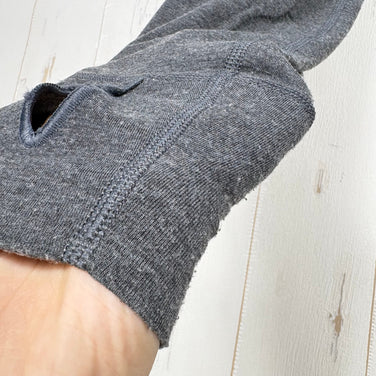 【Men's S グレー系】 2000s Patagonia ( パタゴニア ) キャプリーン ロングスリーブ ハーフジップ シャツ Capilene Longsleeve Hargzip Short ポリエステル ウェア トップス インナー シャツ ロングスリー