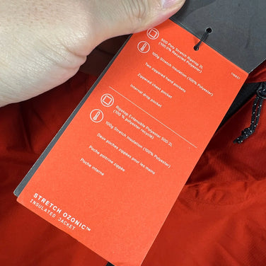 【Men's L レッド系】 Mountain Hardwear ( マウンテンハードウェア ) ストレッチ オゾニック インスレーテッド ジャケット Stretch Ozonic Insulated Jacket OM5175 831 z00056058 831