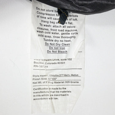 【Men's M ブルー系】 Golite ( ゴーライト ) アドレナリン 20° Adrenaline 20° ダウン スリーピングシステム 寝袋 ダウンシュラフ z00050300 ダウンシュラフ 寝袋 スリーピングシステム - 【公式】2ndGEAR（セカンドギア）Webショップ【登山用品・アウトドア用品専門 買取販売店】