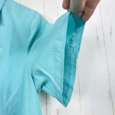 【Women's M ブルー系】 Jackwolfskin ( ジャックウルフスキン ) ソノーラ シャツ Sonora Shirt ポリエステル ウェア トップス インナー シャツ ショートスリーブシャツ 化繊 z00054716  化繊 ショートスリーブシャツ イ