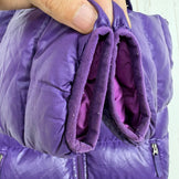 【Baby's 2T パープル系】 2013 Patagonia ( パタゴニア ) ハイロフト ダウンセーター フーディ Hi Loft Down Sweater Hoodie PUR ダウン ウェア トップス アウター ジャケット ダウンインサレーション z0005