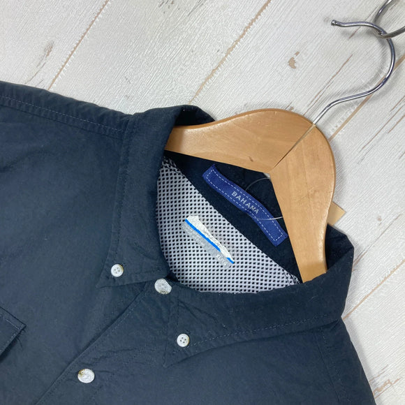 【Men's XL ブラック系】 Columbia ( コロンビア ) バハマ 2 ショートスリーブ シャツ Bahama II Short Sleeve Shirt PFGシリーズ ナイロン ウェア トップス インナー シャツ ショートスリーブシャツ 化繊 z000