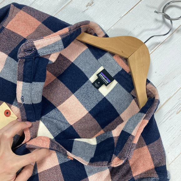 【Women's M ピンク系】 2019 Patagonia ( パタゴニア ) フィヨルド ドレス Fjord Dress UPCP フランネル ネルシャツ オーガニックコットン ウェア ドレス ワンピース z00057283 UPCP ドレス ワンピース ウェア