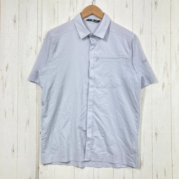 【Men's S グレー系】 Arcteryx ( アークテリクス ) スカイライン ショートスリーブ シャツ Skyline SS Shirt リサイクルポリエステル100% スナップフロント ポリエステル ウェア トップス インナー シャツ ショートスリーブシ